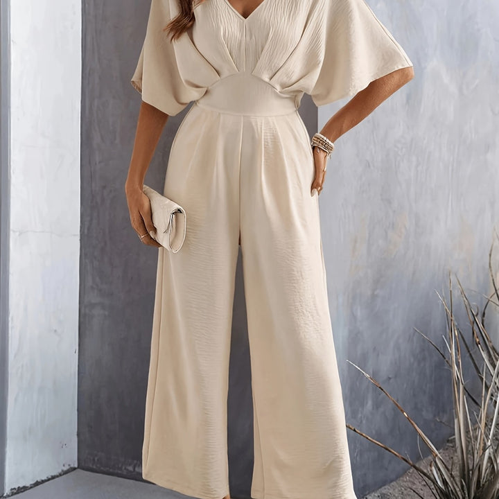 Jumpsuit - V-Hals Ontwerp & Lichtgewicht Stof