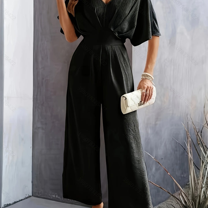 Jumpsuit - V-Hals Ontwerp & Lichtgewicht Stof