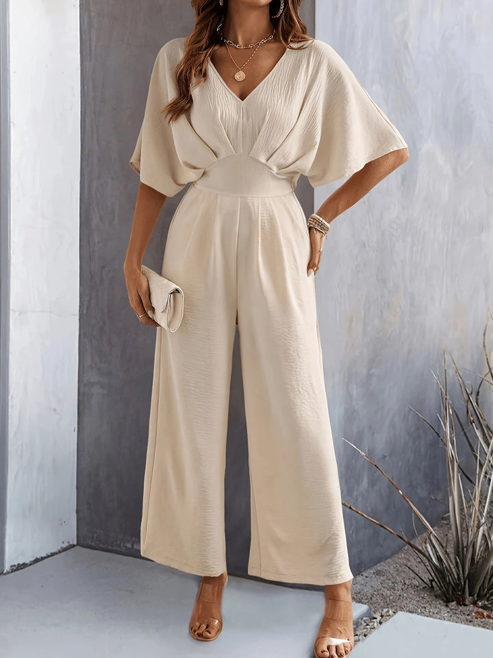 Jumpsuit - V-Hals Ontwerp & Lichtgewicht Stof