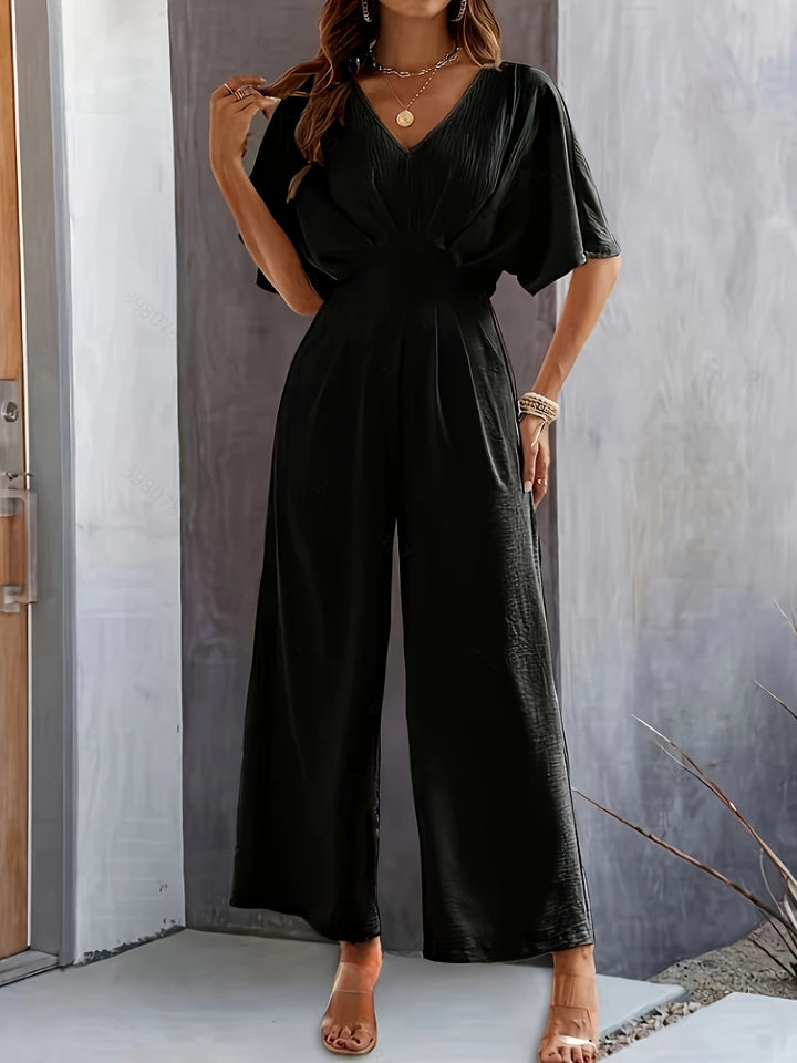 Jumpsuit - V-Hals Ontwerp & Lichtgewicht Stof