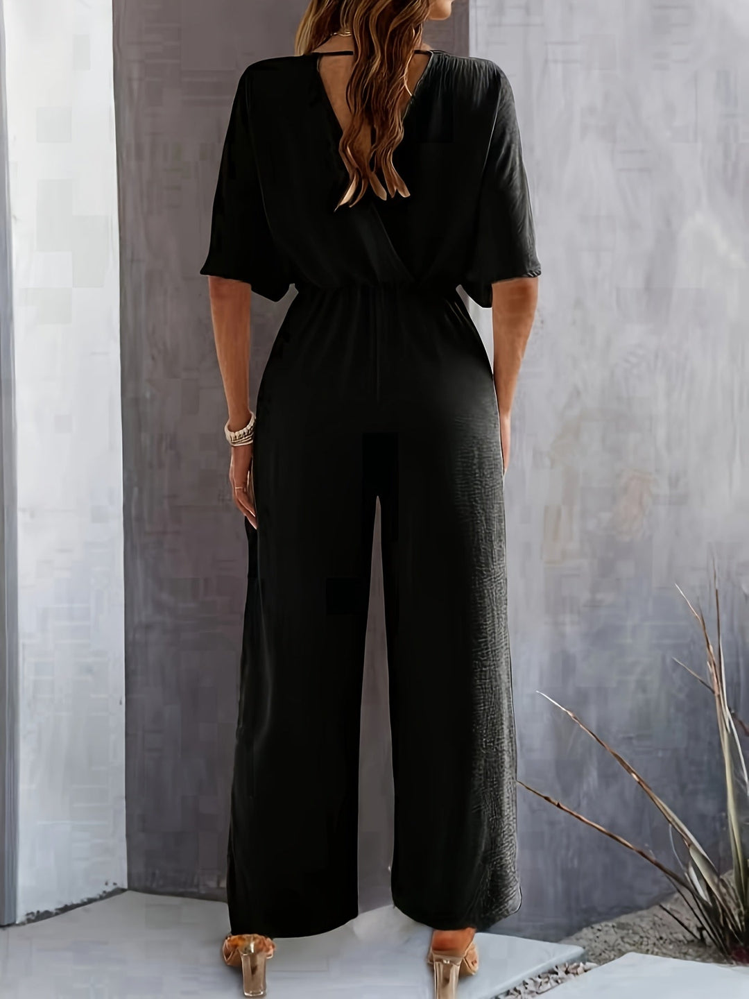 Jumpsuit - V-Hals Ontwerp & Lichtgewicht Stof