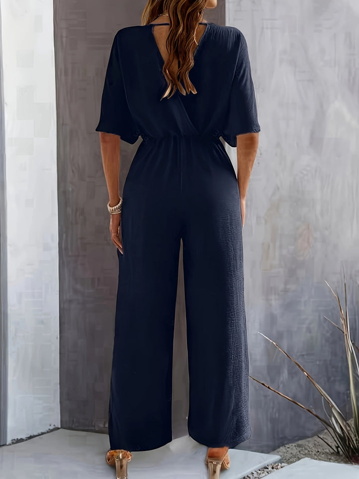 Jumpsuit - V-Hals Ontwerp & Lichtgewicht Stof
