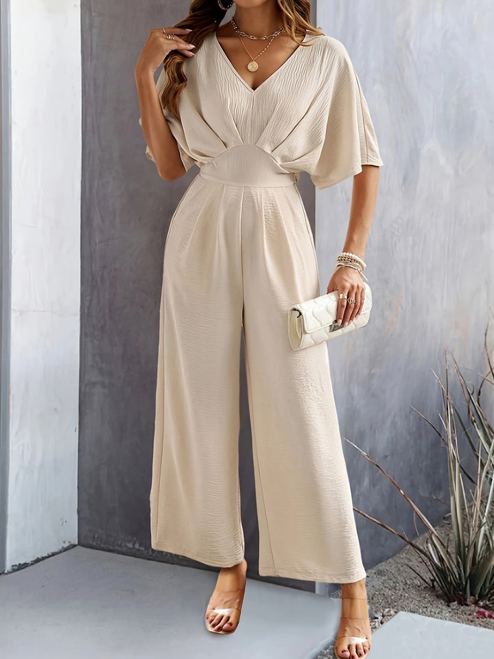 Jumpsuit - V-Hals Ontwerp & Lichtgewicht Stof