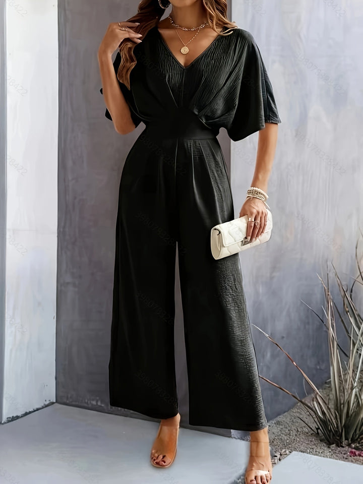 Jumpsuit - V-Hals Ontwerp & Lichtgewicht Stof