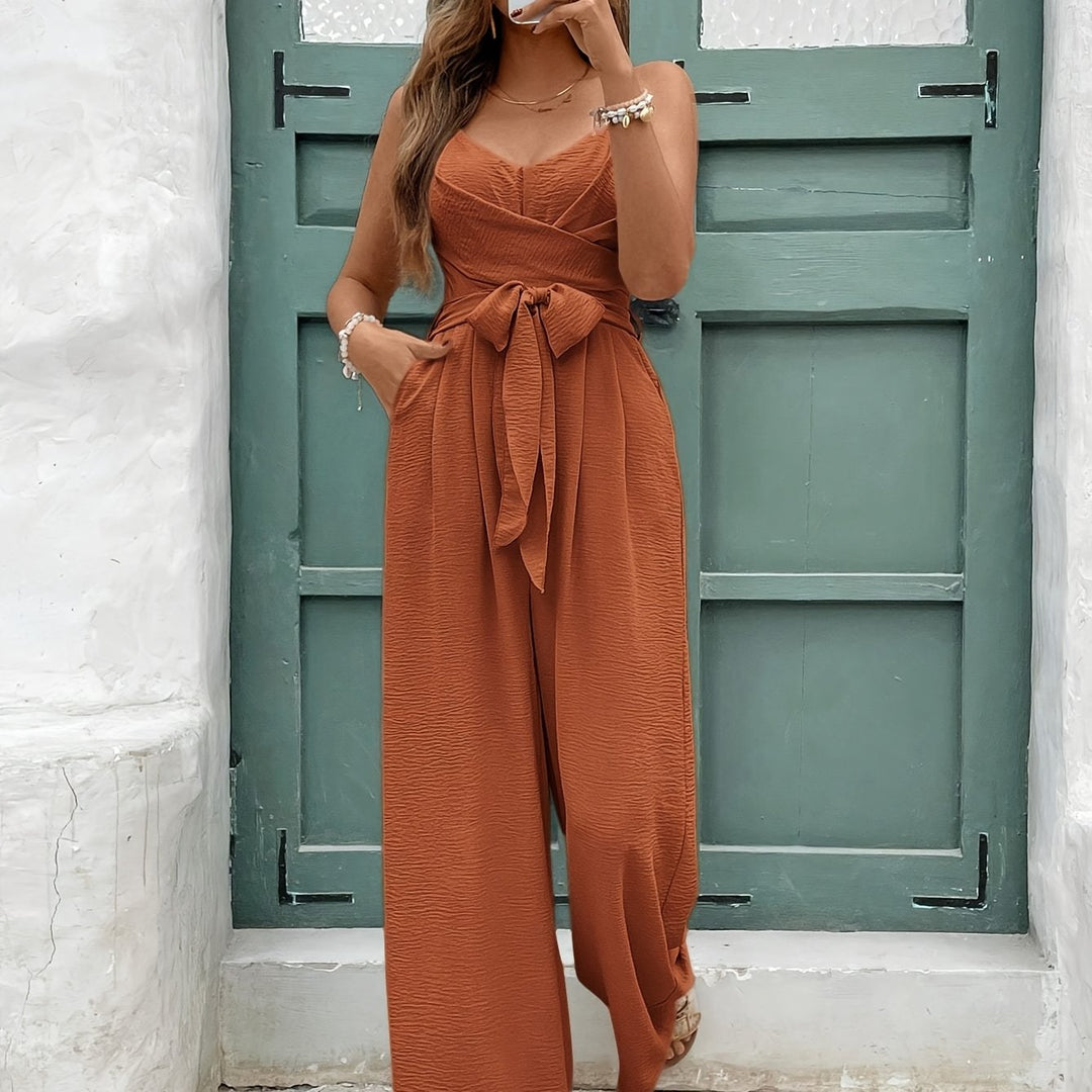 Jumpsuit – V-Hals & Wijde Broek