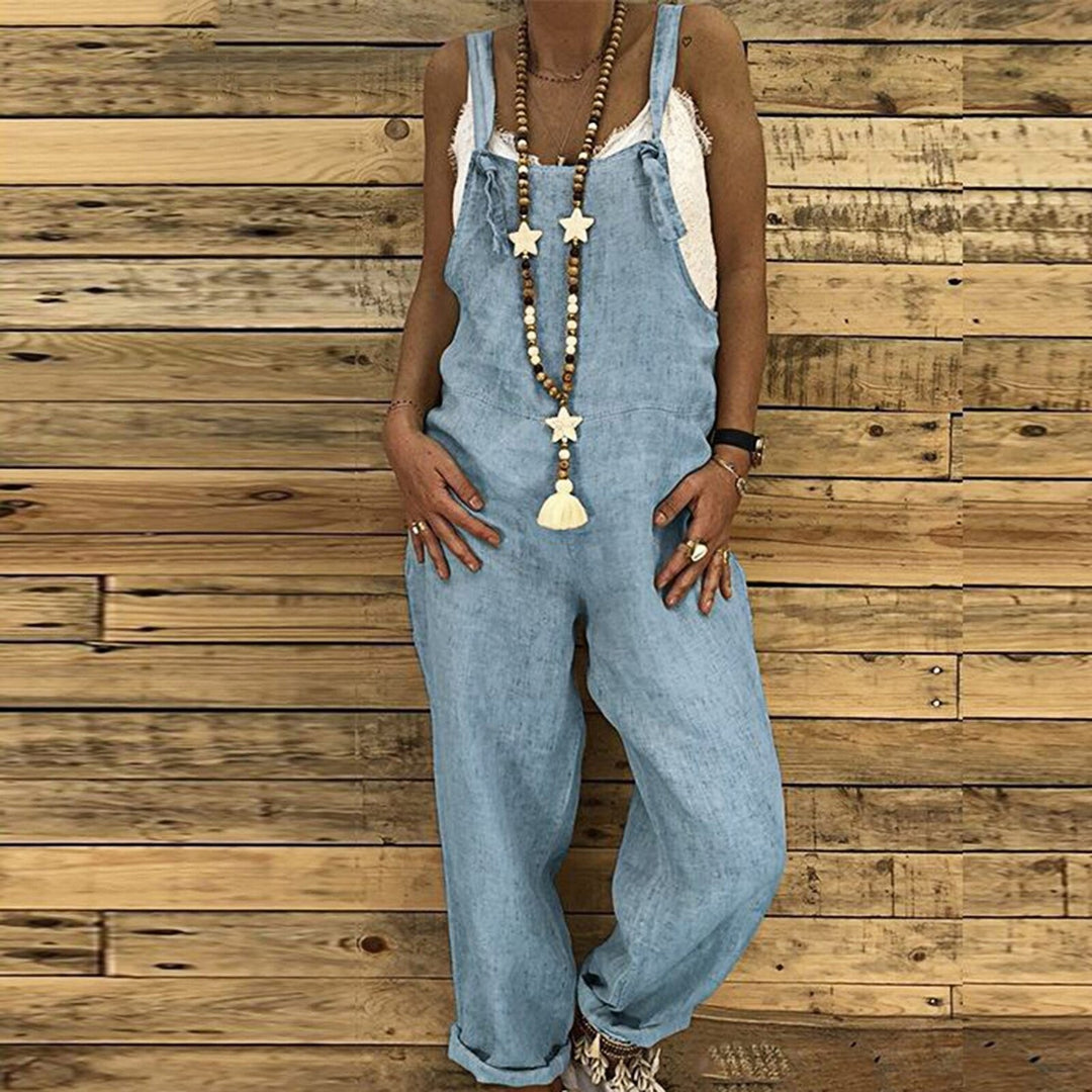 Jumpsuit - Verstelbare Bandjes & Losse Pasvorm Ontwerp