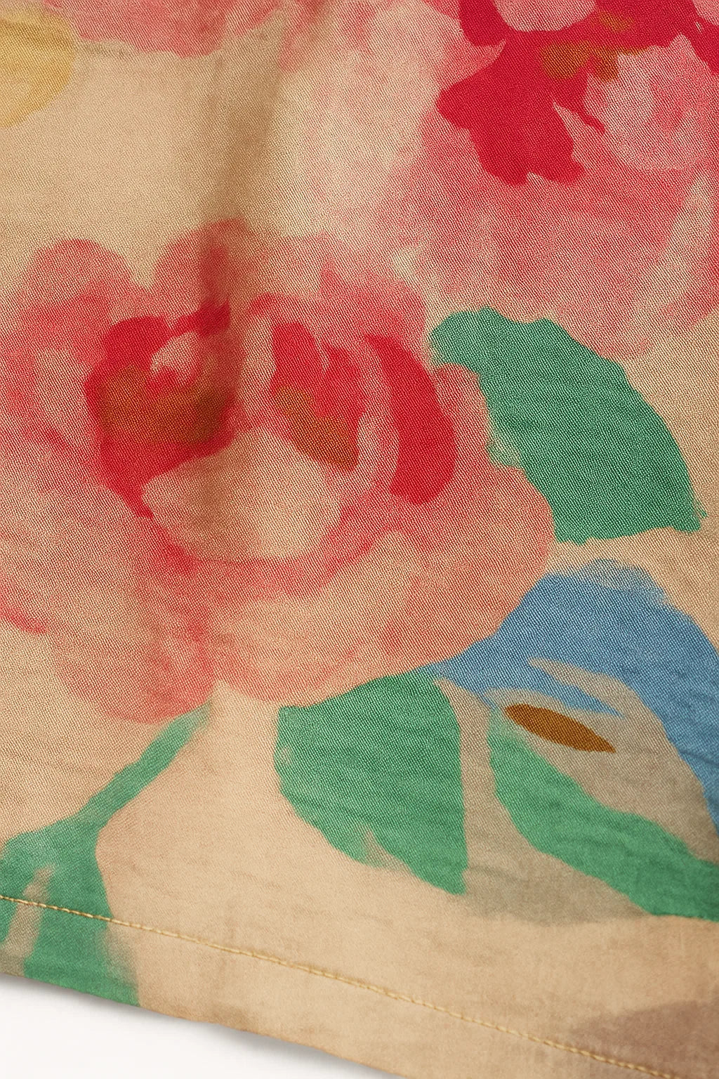 Jurk - Bloemenprint & Taillelint Detail