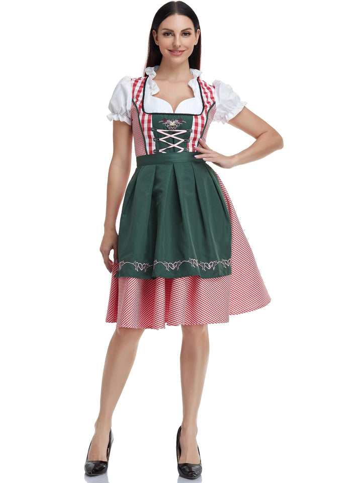 Jurk – Geruite Paraplurok & Vetersluiting