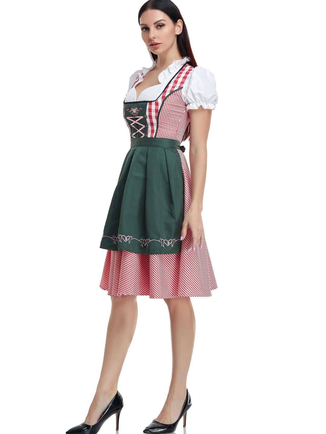Jurk – Geruite Paraplurok & Vetersluiting