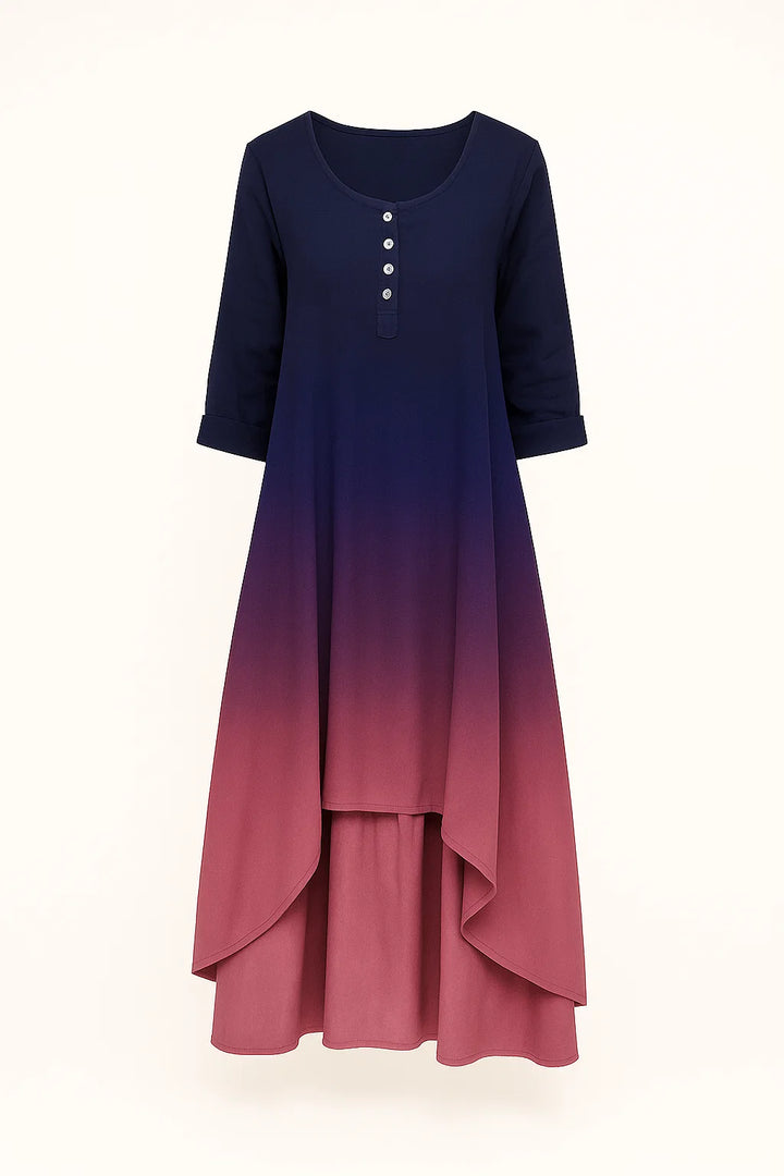 Jurk – Gradient Kleur & Veelzijdige Stijl