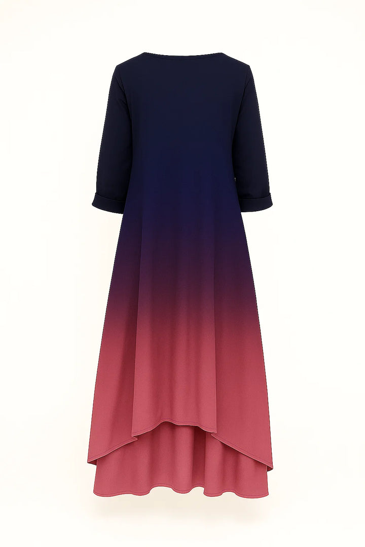 Jurk – Gradient Kleur & Veelzijdige Stijl