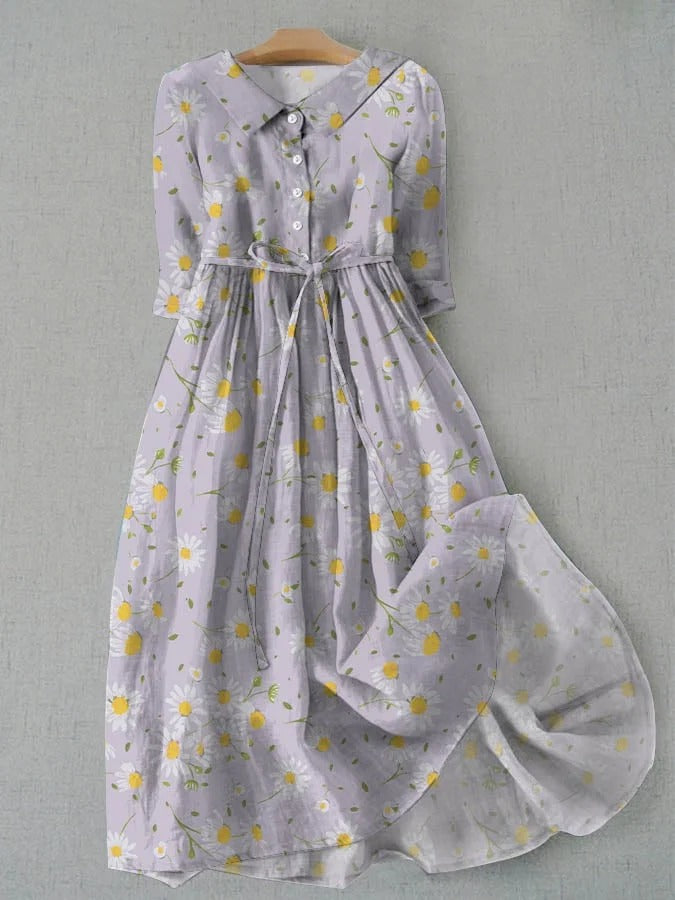 Jurk - Lange Rok & Bloemenprint