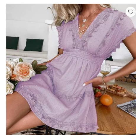 Jurk – V-hals en Unieke Jacquard Stitching