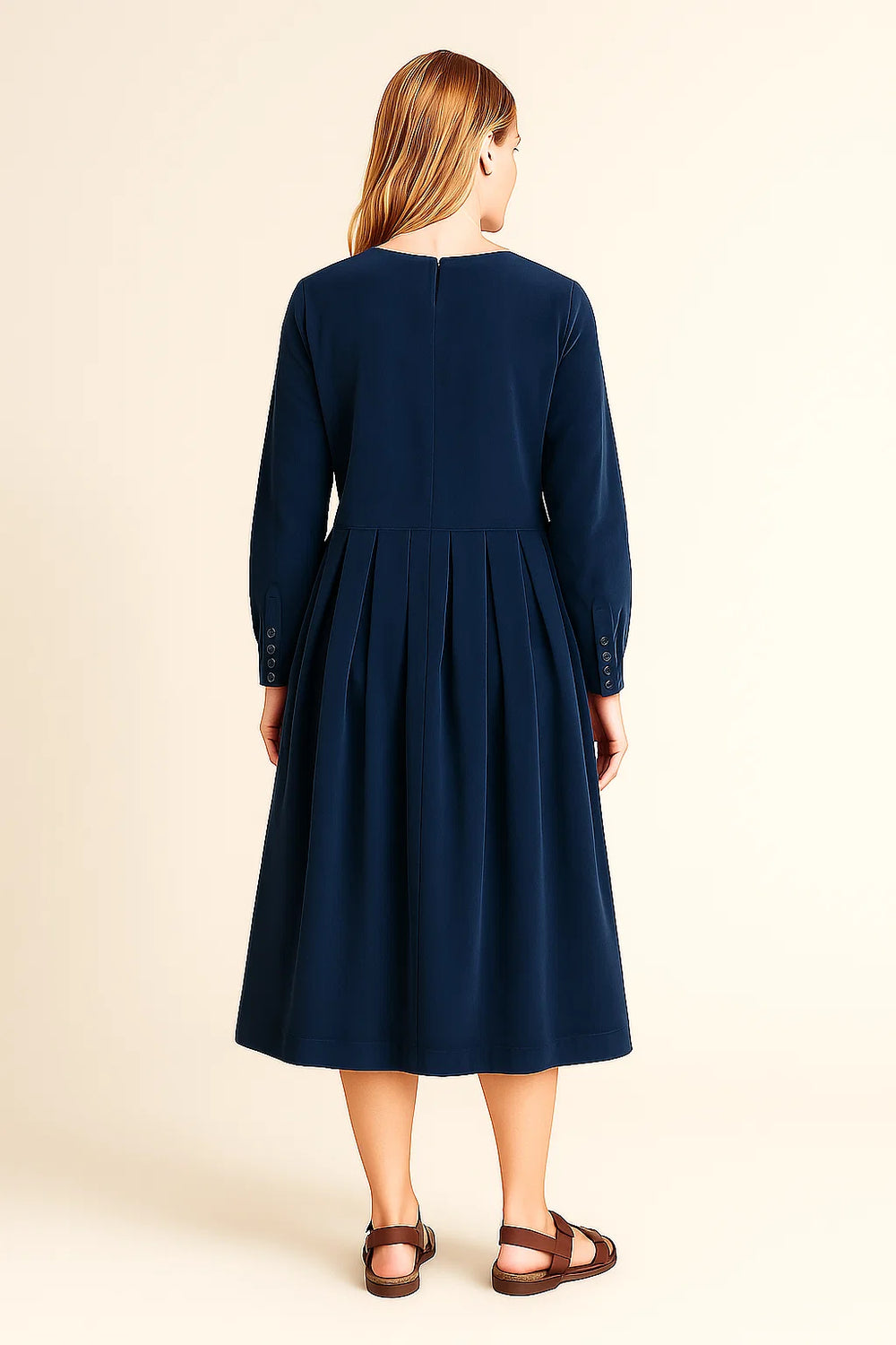 Kailey - Corduroy herfst/winter elegante jurk