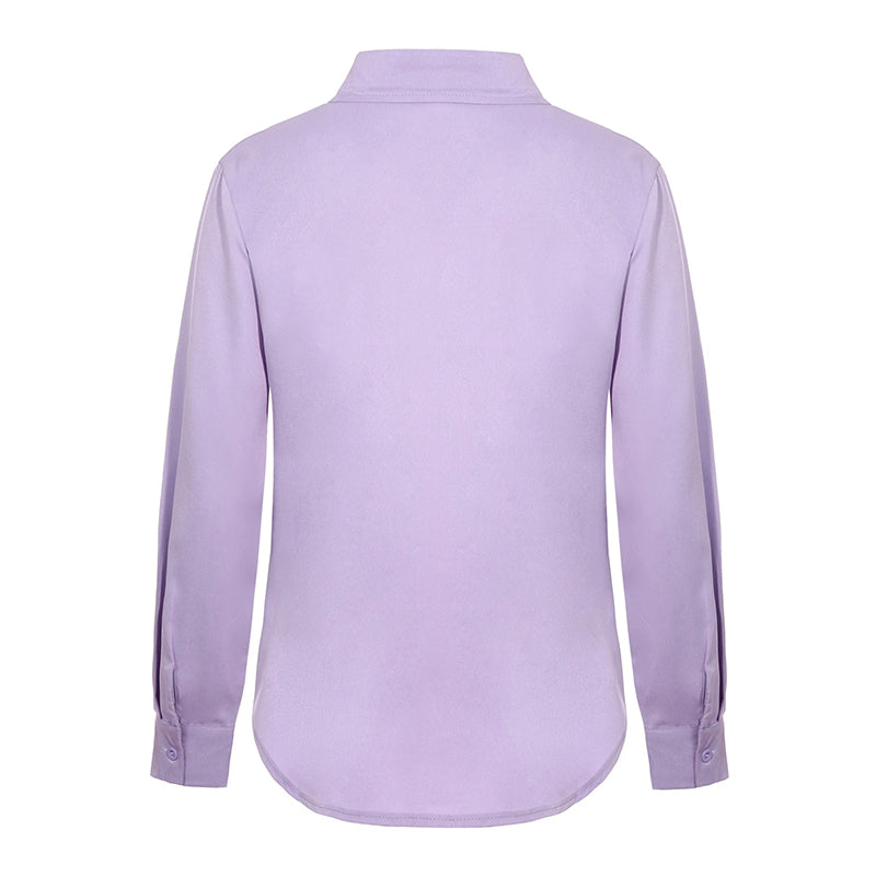 Kanten Blouse – Lange Mouwen & Knopsluiting voor Extra Comfort