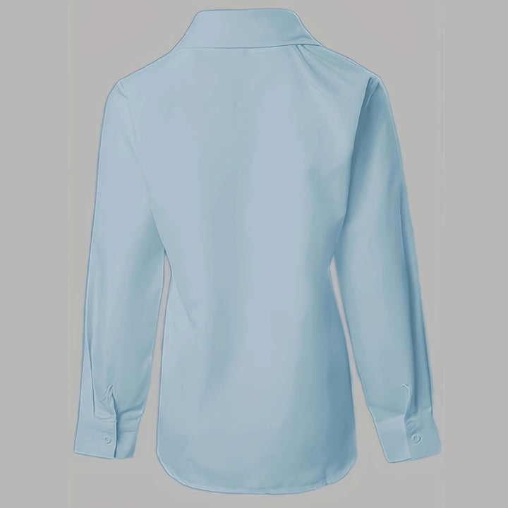 Kanten Blouse – Lange Mouwen & Knopsluiting voor Extra Comfort