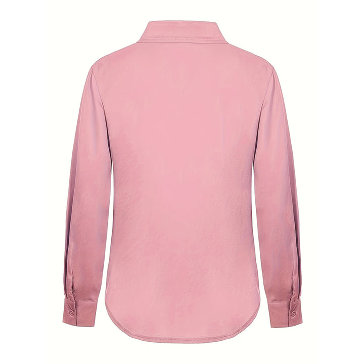 Kanten Blouse – Lange Mouwen & Knopsluiting voor Extra Comfort