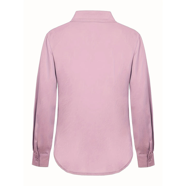 Kanten Blouse – Lange Mouwen & Knopsluiting voor Extra Comfort