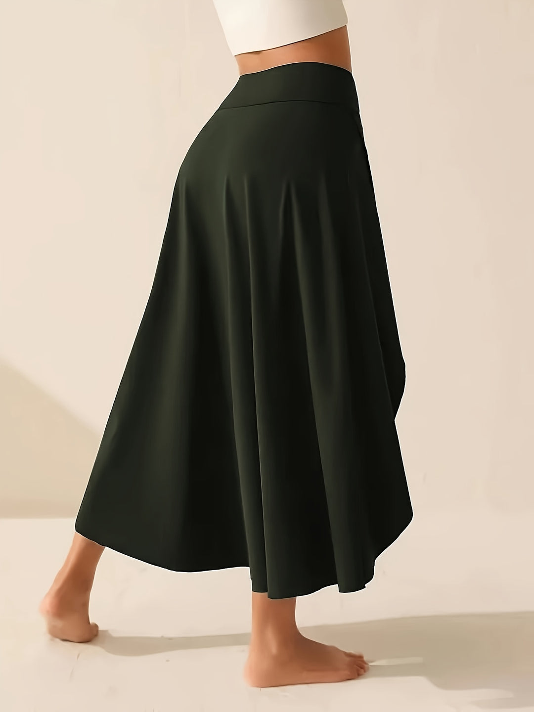 Katoen-Elastaanmix Shorts Rok – Asymmetrische Zoom & Ademend Comfort