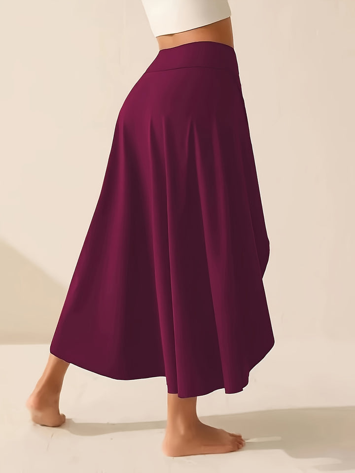 Katoen-Elastaanmix Shorts Rok – Asymmetrische Zoom & Ademend Comfort