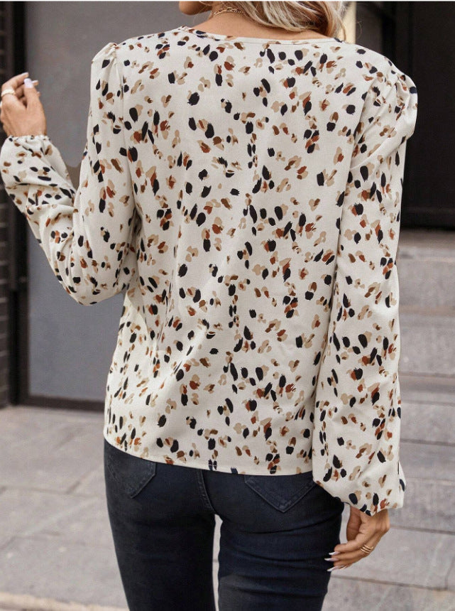 Katoen-Linnen Blouse – Lange Mouwen & Comfortabele Pasvorm