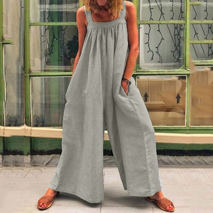 Katoen-Linnen Jumpsuit – Ruime Pasvorm & Ademend Materiaal