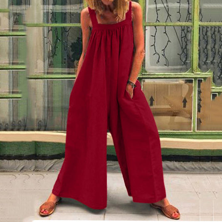 Katoen-Linnen Jumpsuit – Ruime Pasvorm & Ademend Materiaal