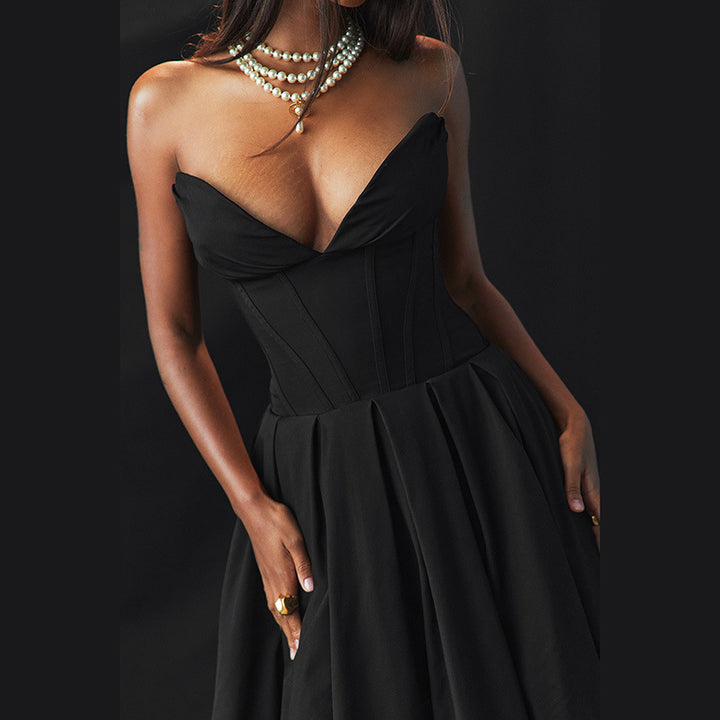 Katoen-Polyester Jurk – Tube Top & Flexibele Vorm