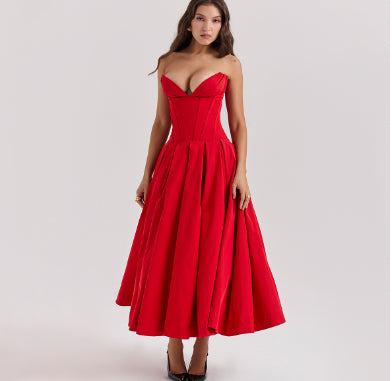 Katoen-Polyester Jurk – Tube Top & Flexibele Vorm