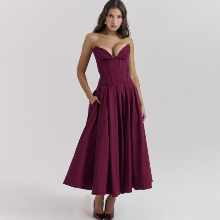 Katoen-Polyester Jurk – Tube Top & Flexibele Vorm