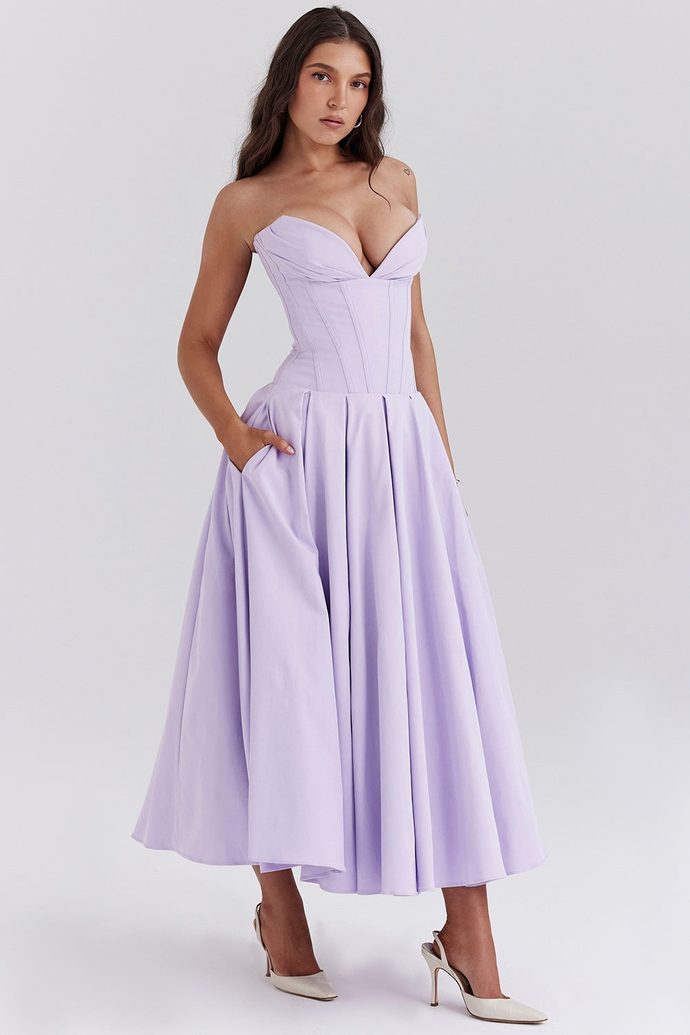 Katoen-Polyester Jurk – Tube Top & Flexibele Vorm