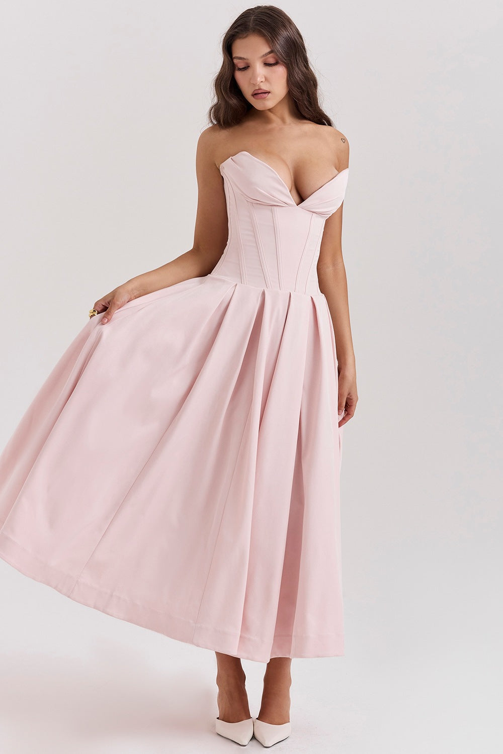 Katoen-Polyester Jurk – Tube Top & Flexibele Vorm
