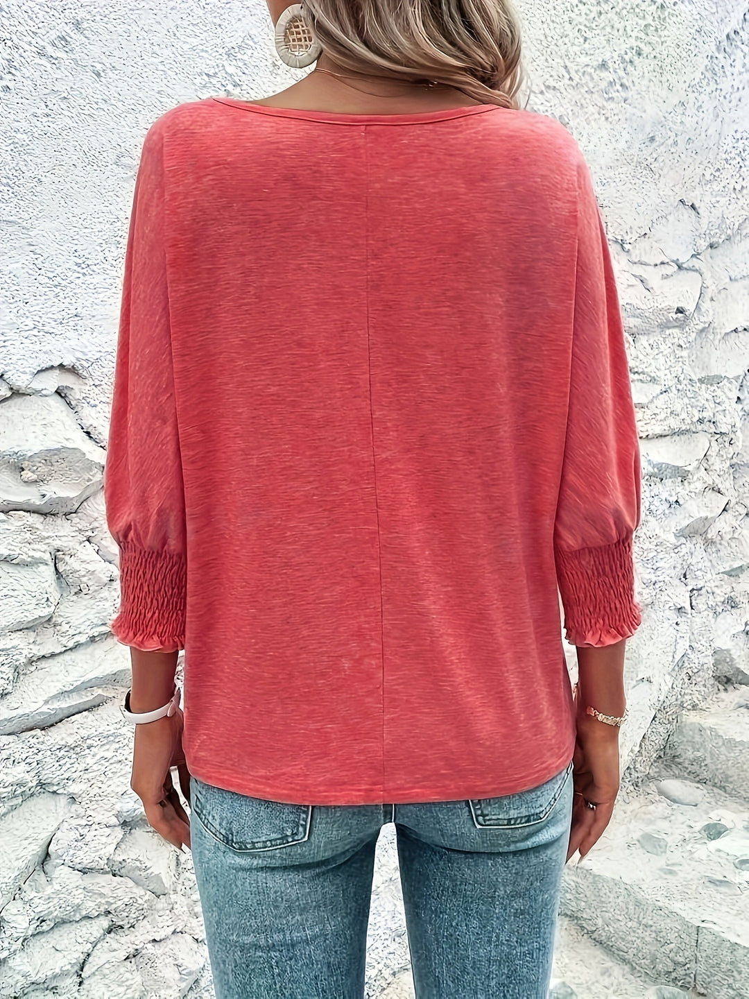 Katoen-Polyester T-Shirt – Casual Rundhals & Halve Mouwen