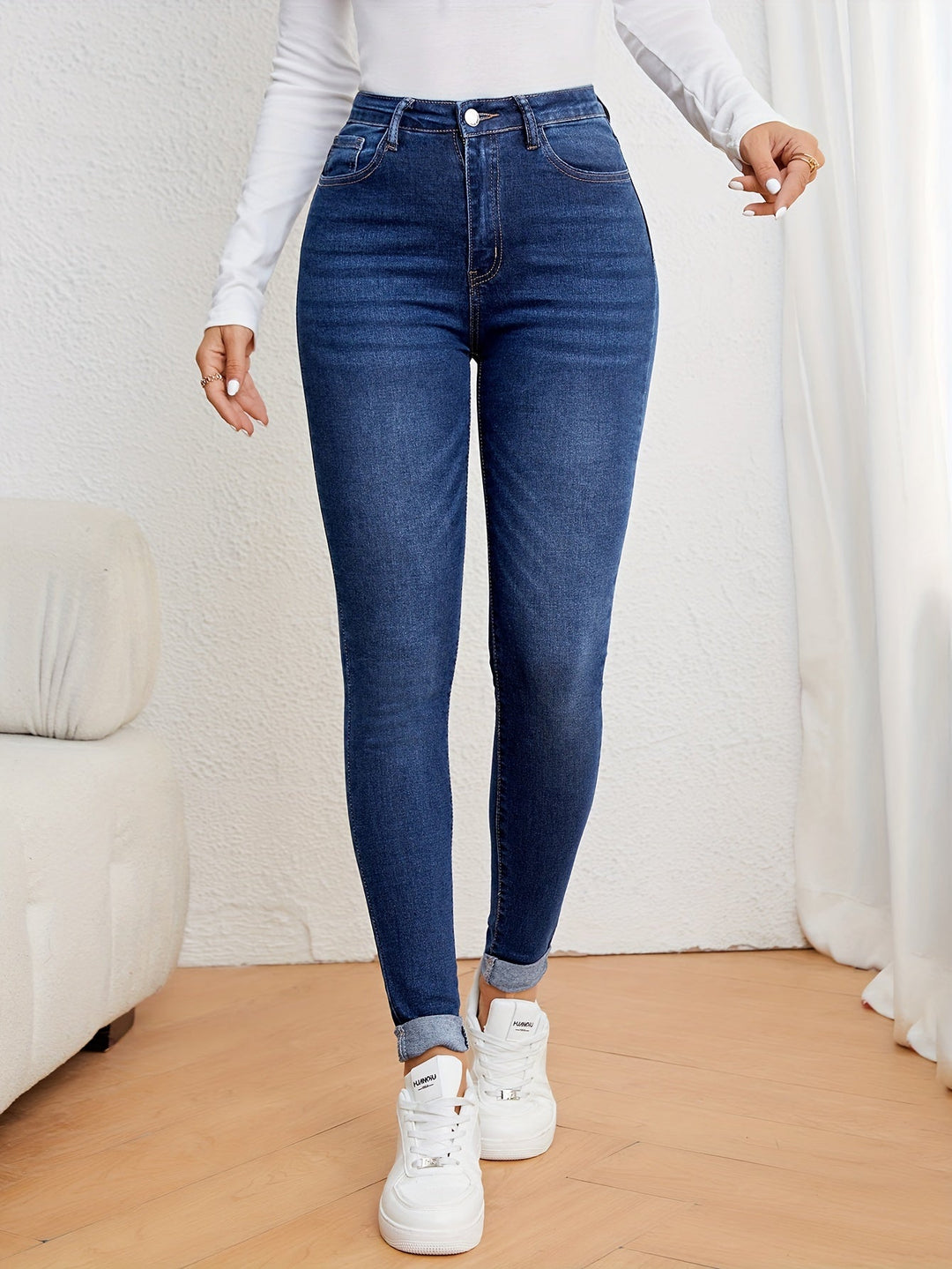 Katoenen Slim-Fit Jeans - Medium Stretch & Flexibele Pasvorm