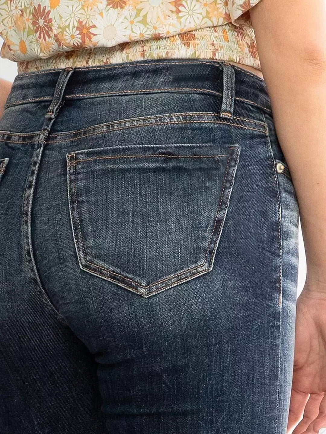 Katoenmix Jeans - Middelhoge Taille Ontwerp & Flexibele Pasvorm