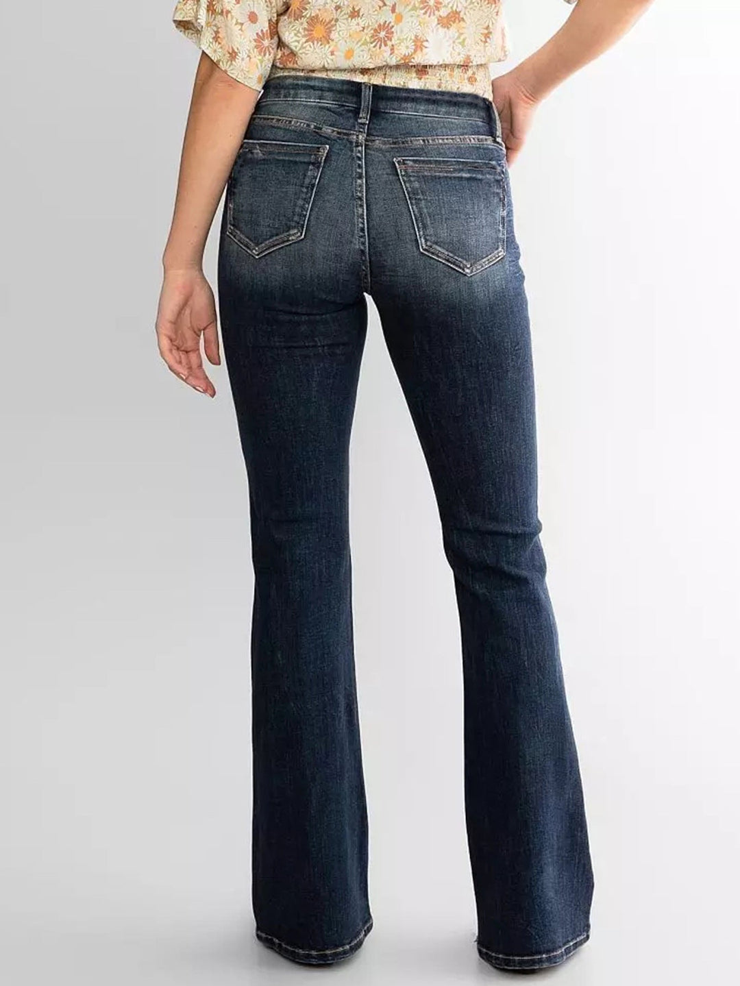 Katoenmix Jeans - Middelhoge Taille Ontwerp & Flexibele Pasvorm