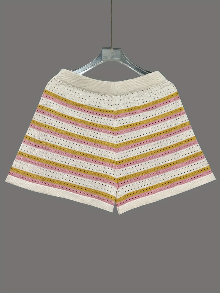 Katoenmix Korte Mouw Set – Kleur-Matchende Kraag & Comfortabele Pasvorm