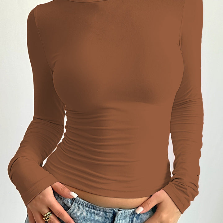 Katoenmix T-shirt – Ronde Hals & Flexibele Vorm