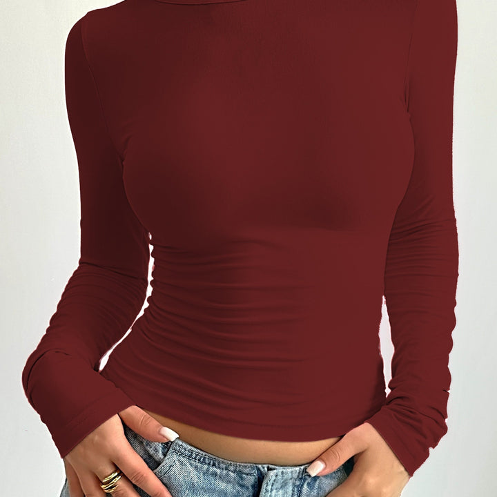 Katoenmix T-shirt – Ronde Hals & Flexibele Vorm