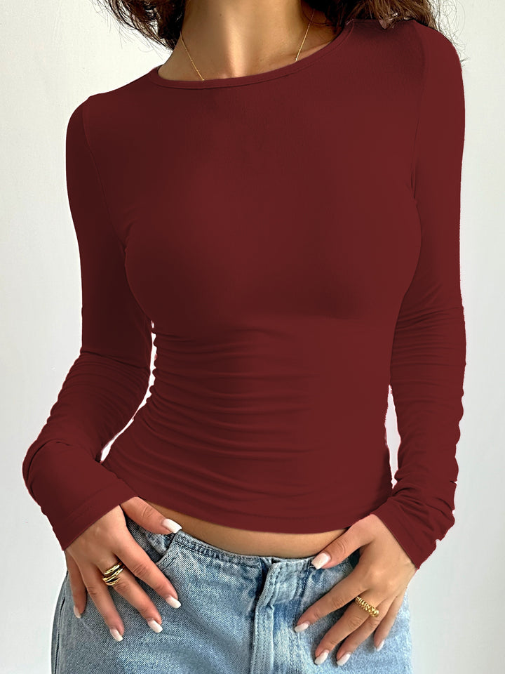 Katoenmix T-shirt – Ronde Hals & Flexibele Vorm