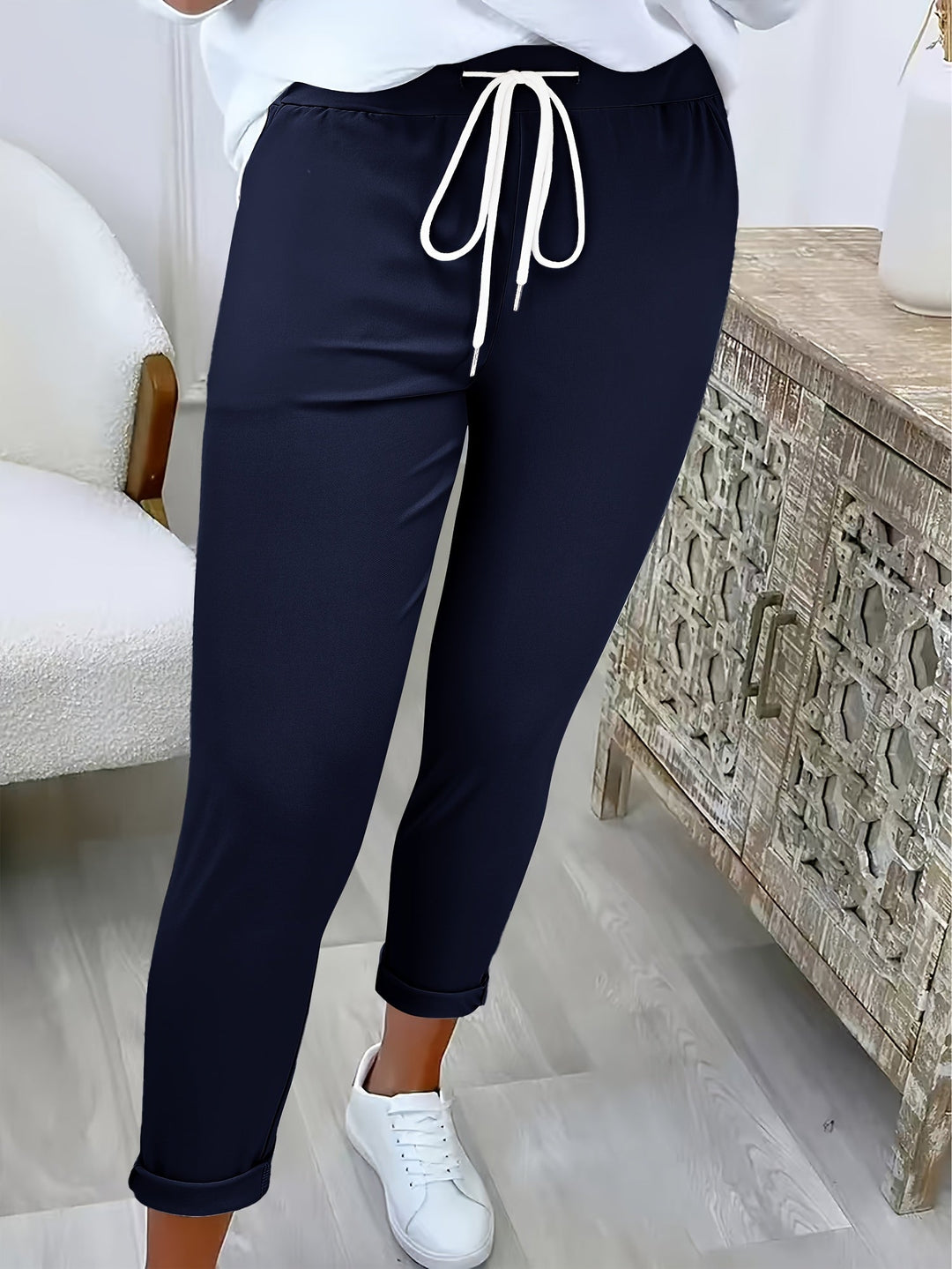 Koord Joggers - Hoge Taille & Verstelbare Pasvorm