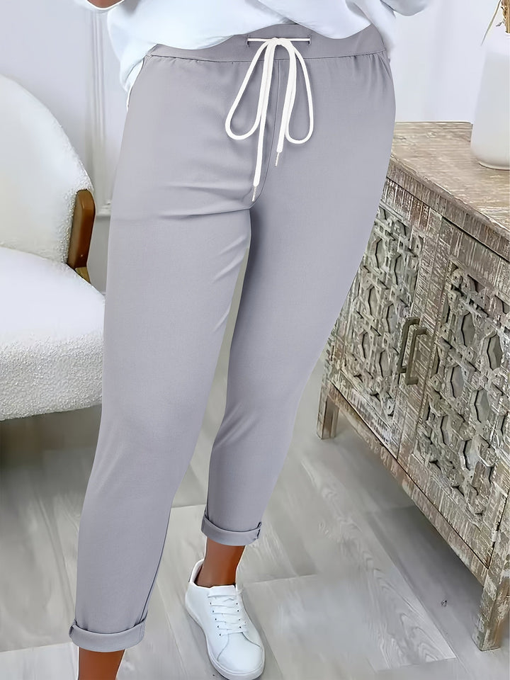 Koord Joggers - Hoge Taille & Verstelbare Pasvorm