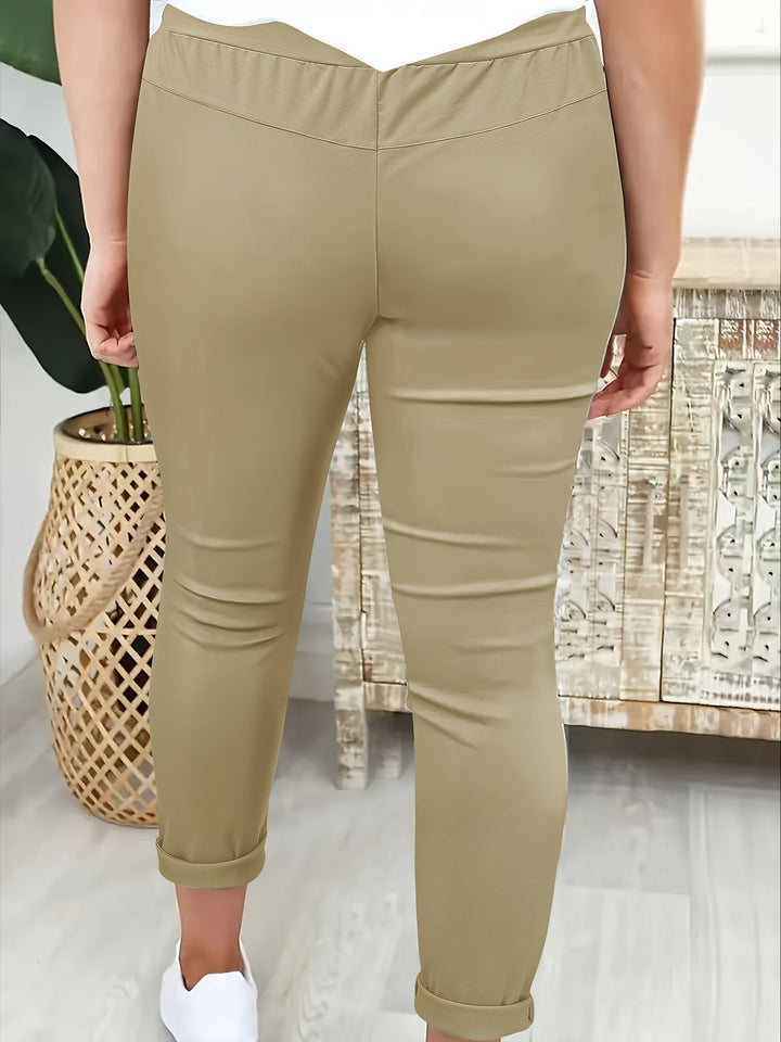 Koord Joggers - Hoge Taille & Verstelbare Pasvorm