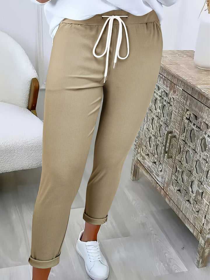 Koord Joggers - Hoge Taille & Verstelbare Pasvorm