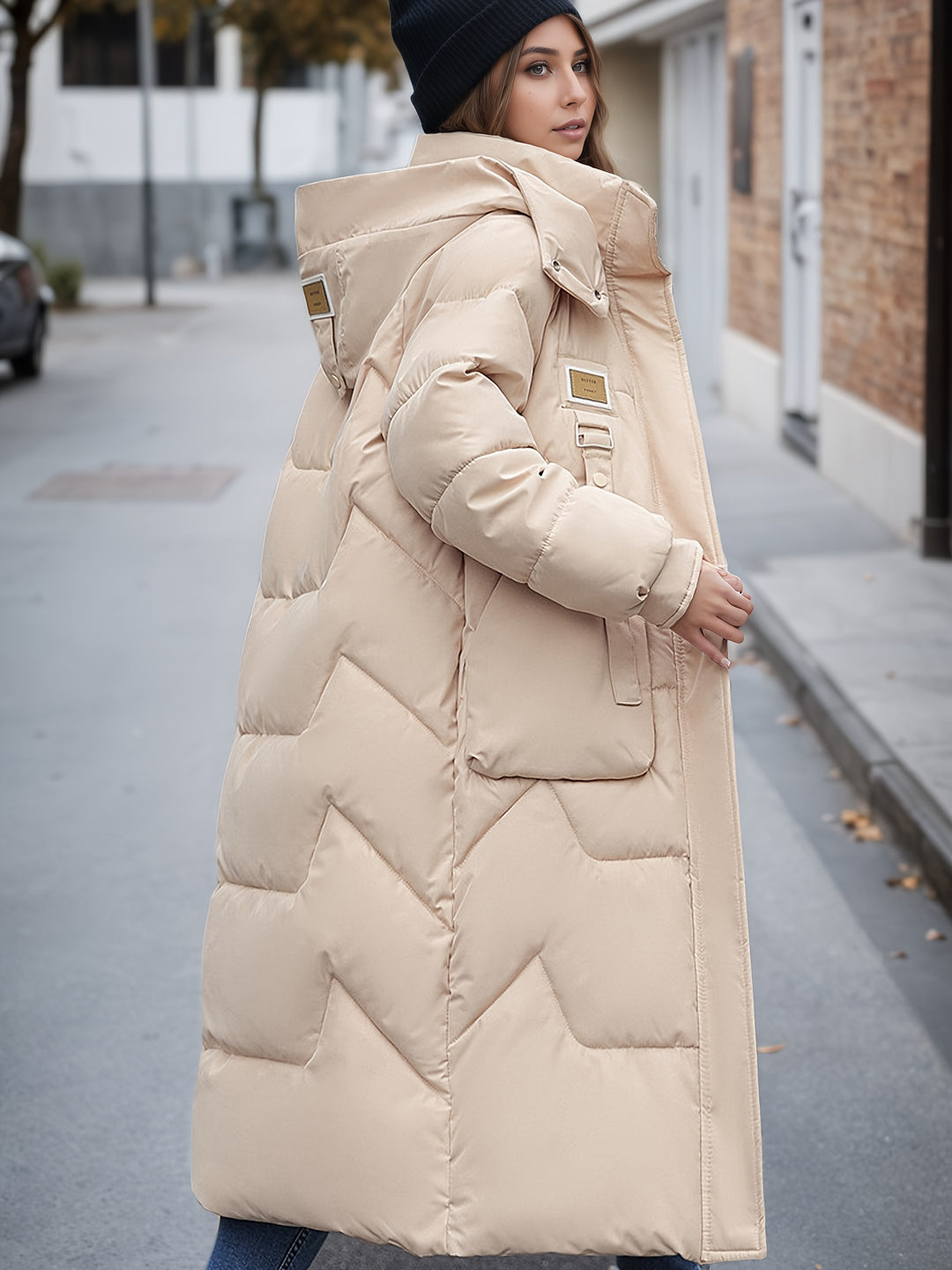 Lange Jas – Volledige Rits En Grote Zakken