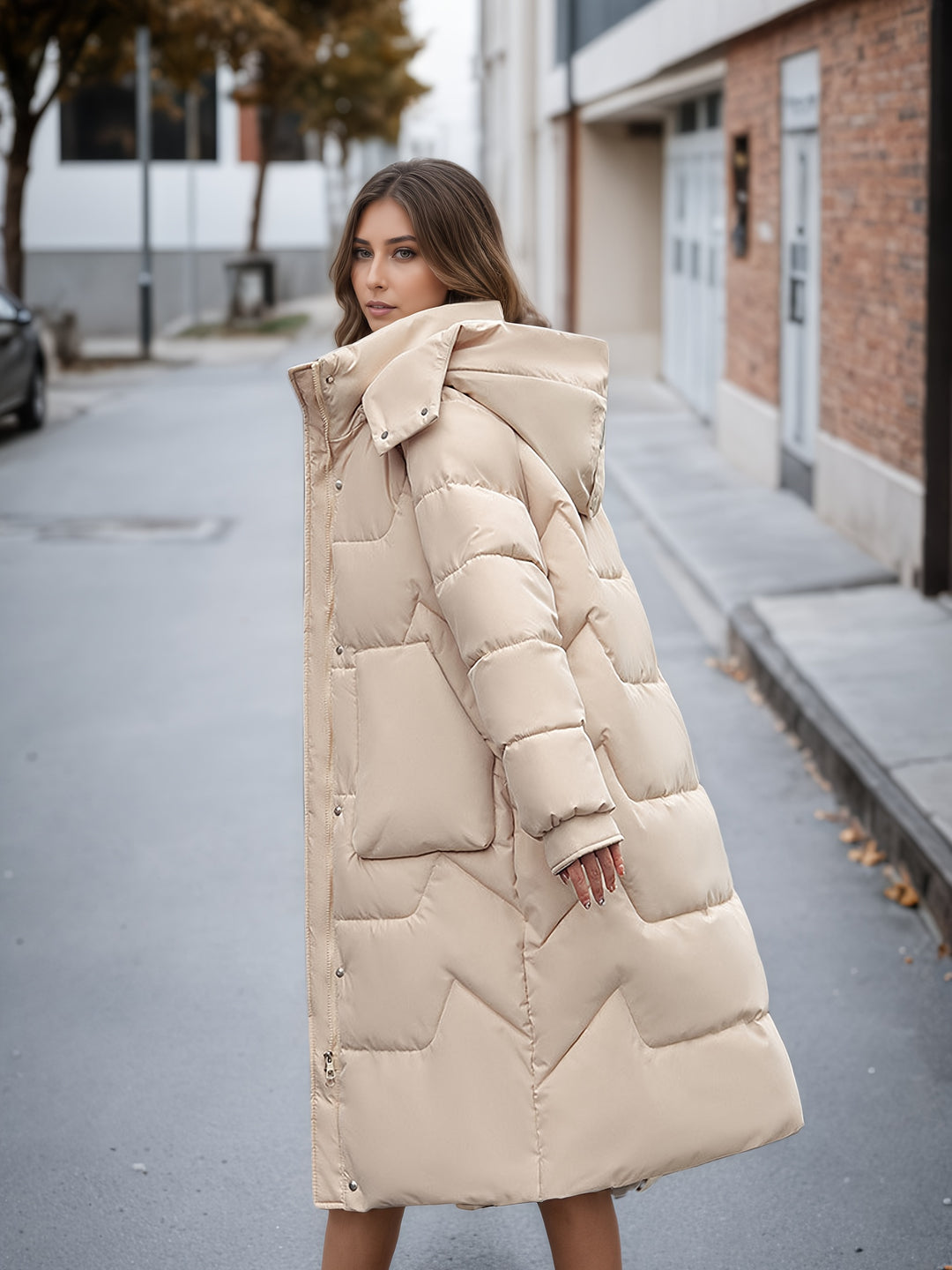 Lange Jas – Volledige Rits En Grote Zakken