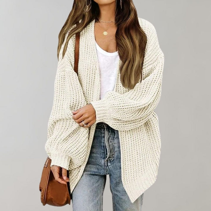 Lichte Wijd Snit Gebreide Casual Vest