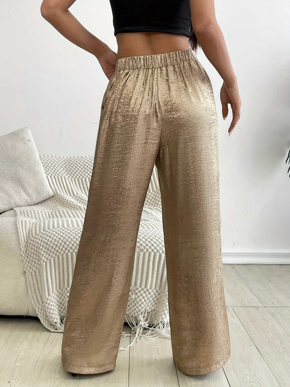 Lichtgewicht Broek – Lage Taille & Wijde Pijpen