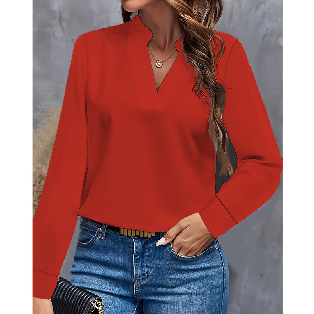 Loose Shirt – V-hals Design & Comfortabele Pasvorm