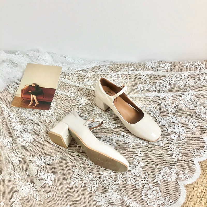 Mary Jane Hakken - Vierkante Teen & Comfortabele Pasvorm